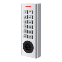 IP66 étanche 1ère clé mécanique en métal du monde TTLock panneau de contrôle d'accès contrôleur de porte autonome WiFi intégré 1000