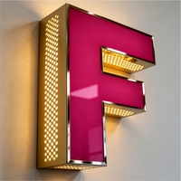 Enseigne lumineuse LED personnalisée en lettres 3D en acrylique à éclairage frontal, idéale pour les enseignes extérieures commerciales