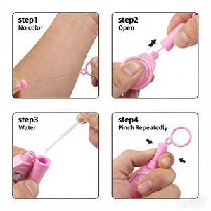 Hilo para Mapeo de Cejas, Tinta para Tatuajes, Botella de Pigmento, Microblading, Maquillaje Permanente, Regla de Línea de <span class=keywords><strong>Flecha</strong></span> <span class=keywords><strong>y</strong></span> <span class=keywords><strong>Arco</strong></span>, Herramienta de Plástico Fácil de Usar - Product Image 5