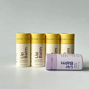 Boîte en carton biodégradable ronde en forme de cylindre en papier écologique, tube en papier à ouverture par le haut, emballage rond en papier avec couvercle - Product Image 3