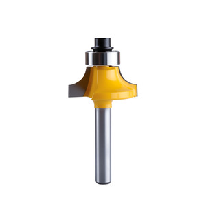 Fresa para madera con forma de R para biselado, recortadora de bordes para madera dura, madera blanda, contrachapado y MDF, 6 mm de diámetro - Product Image 1