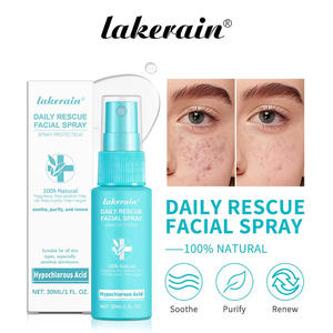 Lakerain 30ml spray facial de secours quotidien apaisant purifiant renouvelant l'acné rougeur réduisant l'acide hypochloreux spray facial - Product Image 5