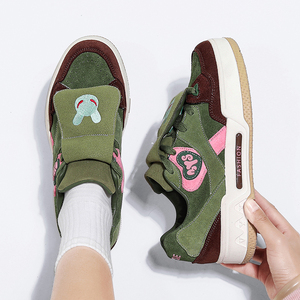 Nuevos Zapatos deportivos De plataforma para <span class=keywords><strong>Mujer</strong></span>, zapatillas De deporte gruesas informales De Primavera, zapatos De correr con plataforma De cuero Artificial, Zapatos De <span class=keywords><strong>Mujer</strong></span> - Product Image 5