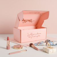Boîte d'expédition en carton ondulé avec gaufrage et revêtement UV, en matériaux recyclés, pour cosmétiques, couteaux, cadeaux, artisanat et livraison express