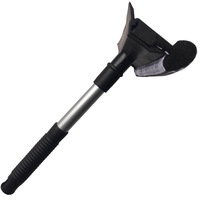 Outils de nettoyage de vitres Amz Hot : Brosse de nettoyage télescopique, raclette, raclette éponge pour pare-brise de voiture avec manche en aluminium