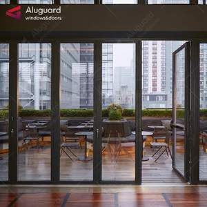 <span class=keywords><strong>Porte</strong></span>-fenêtre en verre <span class=keywords><strong>pliante</strong></span> à écran rétractable moderne de haute qualité à <span class=keywords><strong>grande</strong></span> vue Portes pliantes à cadre en aluminium standard australien - Product Image 6