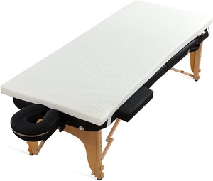 Nữ Hoàng Kích Thước Làm Mát <span class=keywords><strong>Topper</strong></span> Bộ Nhớ Bọt Cong Nệm <span class=keywords><strong>Topper</strong></span> Ban Nhạc Đàn Hồi Cho Massage Bảng Gấp Mat Miếng Đệm Toppers Sản Phẩm - Product Image 1
