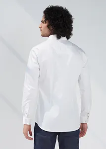 Judd <b>White</b> 100% Cotton <b>Casual</b> <b>Shirts</b> Breathable Summer OEM Service - Product Image 3