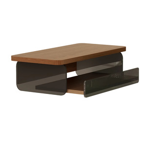 Étagère à café à double niveau en bois avec porte-tasses et rangement - Product Image 5