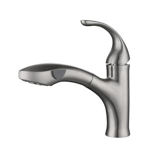 Nouveau bec d'extension de dessin en acier inoxydable brossé <span class=keywords><strong>lavabo</strong></span> de comptoir rétractable <span class=keywords><strong>robinet</strong></span> de salle de bain chaud et froid - Product Image 1