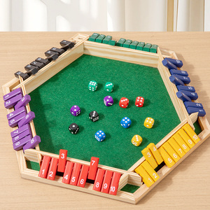 Jeu <span class=keywords><strong>de</strong></span> dés Qiaike Shut the Box, 2 à 6 joueurs, jeu <span class=keywords><strong>de</strong></span> <span class=keywords><strong>société</strong></span> en bois pour la famille, <span class=keywords><strong>jeux</strong></span> mathématiques pour adultes et enfants, jeu <span class=keywords><strong>de</strong></span> fête, jeu <span class=keywords><strong>de</strong></span> <span class=keywords><strong>club</strong></span> - Product Image 2