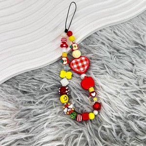 Hot Sale New Style Red Strawberry <b>Lanyard</b> Keychain Universal Phone Case CCD Camera Charm Pendant - Product Image 4