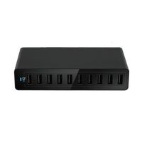 Chargeur USB de bureau de haute qualité 5 volts 10 ampères 50w pour téléphone portable et tablette, station de charge multi-ports pour téléphone, 10 ports