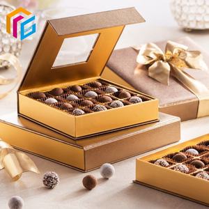 Коробка для упаковки шоколада из переработанного картона класса люкс, на заказ, <span class=keywords><strong>2</strong></span>, 4, 6, 8, 9, 12 штук - Product Image 5