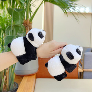 Sang trọng chengdu du du lịch tưởng niệm bán buôn cổ tay vỗ tay đồ chơi dễ thương Panda Búp Bê Vòng đeo tay Móc chìa khóa - Product Image 4