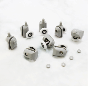 Accesorios para cabina de <span class=keywords><strong>ducha</strong></span> de 23mm, pantalla deslizante, polea para <span class=keywords><strong>puerta</strong></span>, rodillos para <span class=keywords><strong>puerta</strong></span> <span class=keywords><strong>corredera</strong></span> de vidrio, rueda de nailon - Product Image 2