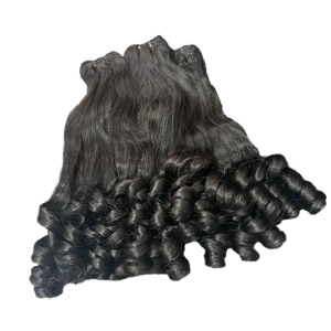 ผมมนุษย์แท้เรมี่ผมดิบแบบอินเดียผมหยิก100% ผมทอแบบคู่ - Product Image 5