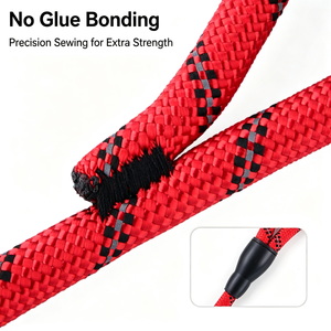 Toalla reflectante de nailon para perros pequeños, medianos y grandes, más larga que la toalla de cuerda redonda para mascotas Bear Fighting, toalla con cadena para perros - Product Image 5