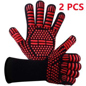 Guantes para Horno y Barbacoa, Resistentes a Altas Temperaturas, Guantes Anti-Calor de 800 Grados, Guantes Aislantes para Hornear - Product Image 6