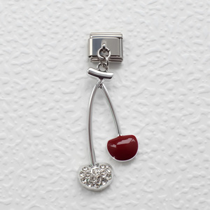 New <strong>Stainless</strong> <strong>Steel</strong> Detachable Italian Module <strong>Bracelet</strong> <strong>Women</strong> Pendant Cherry Love DIY Splicing Elastic <strong>Italy</strong> Charms <strong>Bracelet</strong> Gift - Product Image 6