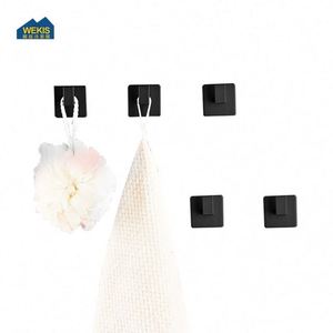 Crochets muraux en aluminium robuste, autocollants, écologiques, design flexible, pour salle de bain et cuisine, crochets métalliques pour vêtements - Product Image 3