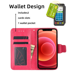 Fundas de teléfono móvil de cuero PU brillante para Samsung S24 A35 Noble de lujo a prueba de golpes Refro Wallet Bag 15 Plus 14 13 12 11 <span class=keywords><strong>Pro</strong></span> Max - Product Image 3