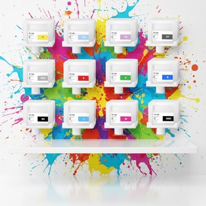 Supercolor 330ml/pcs for Canon 306 Empty <b>Refillable</b> <b>Ink</b> Cartridge With Imported Chip for Canon IPF W8400 W8200 W7200 Printer - Product Image 2