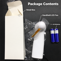 Ventilateur portable à LED programmable MoonlitGlow OEM ODM avec affichage personnalisé, idéal pour les événements, les cadeaux et la publicité