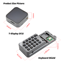 Terminal de développement IA basse consommation LILYGO T-Display SF32 avec clavier, 16 Mo de mémoire Flash + 8 Mo de PSRAM, BHI260AP, IMU 6 axes, extension de carte TF