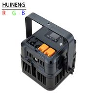 Projecteur LED PAR sans fil 16x18W 6-en-1 étanche sur batterie avec télécommande via application pour mariages, fêtes et événements
