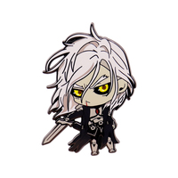 Badge de revers personnalisé en émail de zinc, thème Anime, Cosplay, Collection Anime, Personnage Twilight, pour sac à dos scolaire, Cadeaux