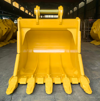 Bucket Batu Excavator RSBM CAT 349D 1700mm, Bucket Penggali Batu Tugas Berat untuk Tambang dan Quarry