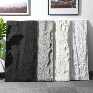 Panel de piedra de poliuretano PU para decoración interior y exterior de casa de campo