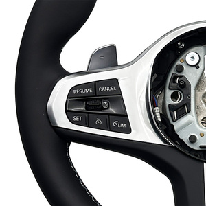 Volant complet en cuir noir vintage pour BMW F02 M340i <span class=keywords><strong>M4</strong></span> M6 F15 G82 X7 F10 M5 - Product Image 5