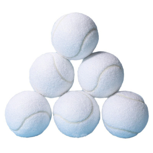 IStapromo Gifts Balle de tennis en caoutchouc blanc pour entraînement, exercice, débutants et professionnels, haute élasticité - Product Image 2