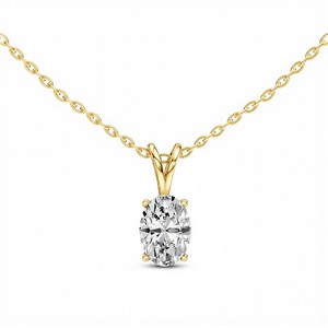 Elegante Collar con Colgante de Diamante Cultivado en Laboratorio para Mujer con Piedras de Claridad VVS VS y Color EF en Plata de Ley 925 - Product Image 5