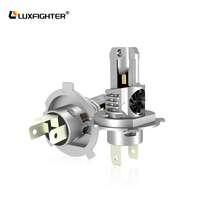 Ampoules de phare LED H4 directes d'usine 60W 5600LM IP65 étanches OEM ODM Logo personnalisé Fabricant d'ampoules de phare de voiture LUXFIGHTER