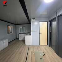 Casa Contenedor Expandible de Doble Ala YIKUN HOUSE Moderna de 20/40 pies, 2-6 Dormitorios, Oficina/Hotel Modular de Acero Desmontable Tipo Sándwich
