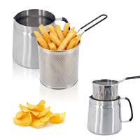 Pot à huile grande capacité avec filtre, ensemble de passoires à huile, économiseur de graisse de bacon, friteuse en acier inoxydable pour cuisine et camping