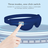 Máscara de Ojos Inteligente para Dormir con Bluetooth, Dispositivo de Protección Ocular con Música, Masajeador de Ojos con Matriz de Puntos, Uso Doméstico, Vibración, 3 Modos, Control de Tiempo