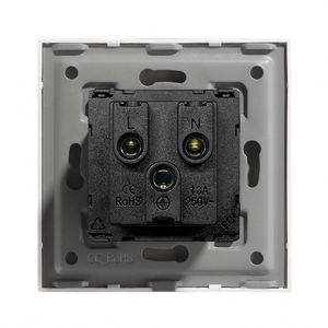 Presa di tipo ue di alta qualità 86 interruttore a parete universale Smart <span class=keywords><strong>Europe</strong></span> in vetro temperato e presa di corrente - Product Image 6