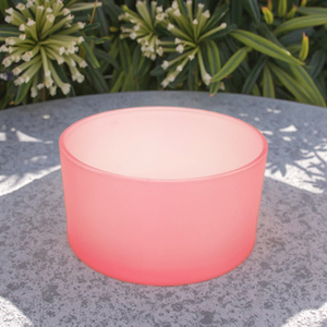Customized 30 oz <strong>Large</strong> Frosted Color Cylinder Glass <strong>Candle</strong> Jar Home Decoration Holder Personalized Color Other <strong>Candle</strong> <strong>Lanterns</strong> - Product Image 5