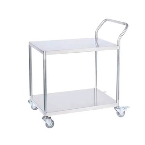 Carrello Piccolo in Acciaio Inox 304/316 con Ruote Universali Silenziose, Adatto per Ospedali, Scuole, Laboratori e Studi Dentistici - Product Image 3