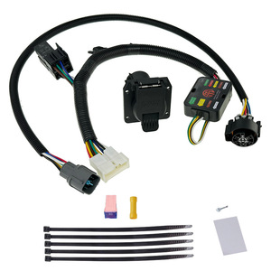 7 Pin Trailer Wiring <b>Harness</b> 1 Meter 12 V PVC Insulated For Us Vehicles With Relay And Connector Set - Product Image 1