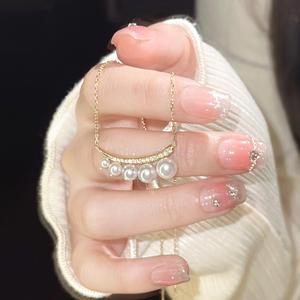 Collier de poitrine décontracté haut de gamme en argent pur S925, motif battement de cœur et muguet, chaîne extra longue, incrustation de haute qualité, style industriel lourd, tendance - Product Image 1