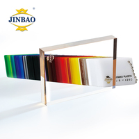 Plaques acryliques colorées effet miroir Jinbao 1,8-50 mm 4*8 4*6 pieds