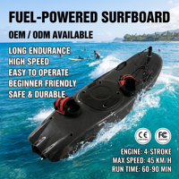 Planche de surf à moteur à réaction en fibre de carbone avec conception étanche, écologique pour les sports nautiques en eaux océaniques