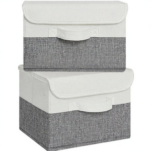 Modern Memory Keepsake Clothing Storage Box Fabric Storage <b>Bins</b> <b>with</b> <b>Lid</b> - Product Image 1