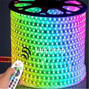 <span class=keywords><strong>Ranpo</strong></span> impermeable 5M RGB 300 tira de luces LED 5050 SMD 44 teclas IR remoto 12V Power Kit completo - Product Image 5