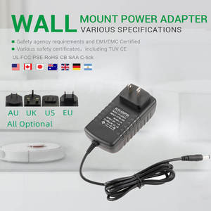 อะแดปเตอร์แปลงไฟ EU US UK AU แบบติดผนัง DC <span class=keywords><strong>3v</strong></span> 5v 6v 9v 12v 24v 1A 2A AC/DC กำลังไฟ 12w 12v <span class=keywords><strong>1000ma</strong></span>  แหล่งจ่ายไฟ PSU 12v 2a - Product Image 2